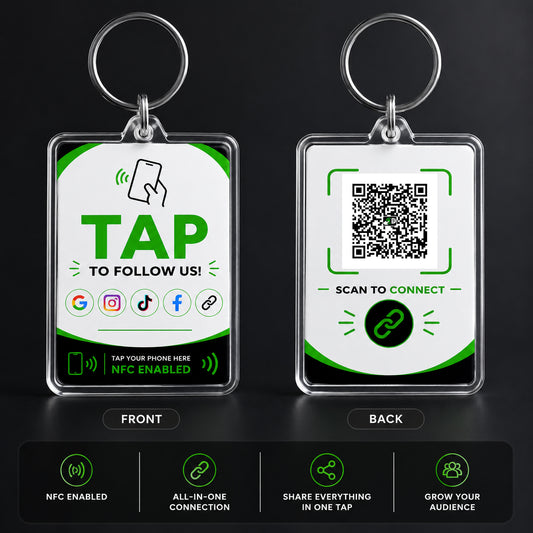 All in one Business NFC Keyring