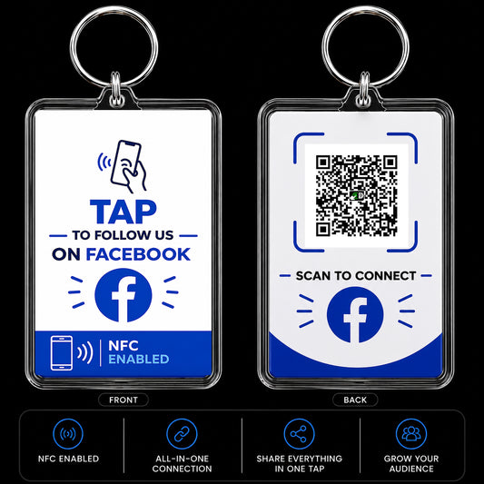 Facebook NFC Keyring