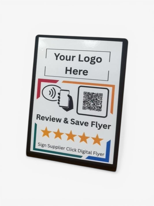 Tap NFC Plastic Signs