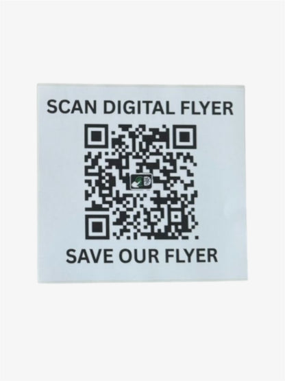 QR CODE VAN STICKERS PACKS OF 4