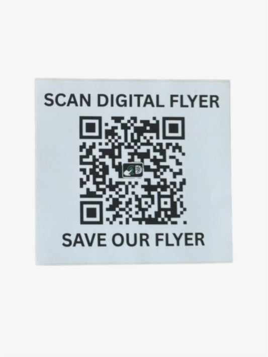 QR CODE VAN STICKERS PACKS OF 4