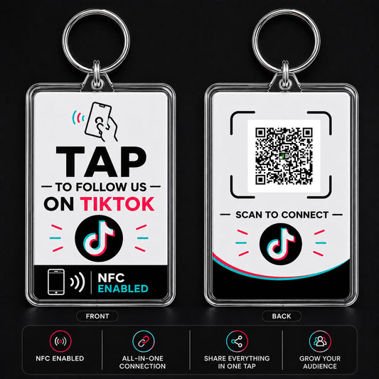 TikTok NFC Keyrings