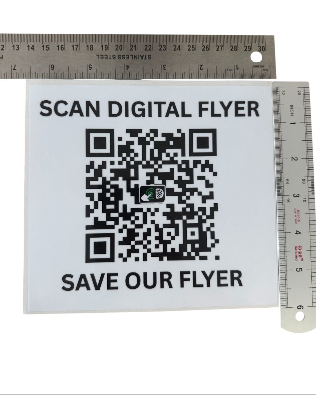 QR CODE VAN STICKERS PACKS OF 4